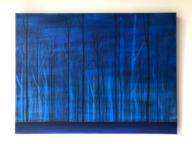 blue wood